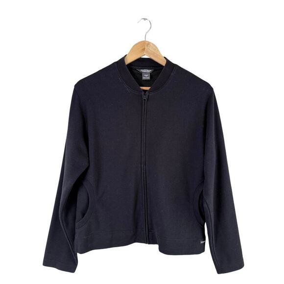 Woolrich Jackets & Blazers - Woolrich Full Zip Short Jacket in Black Stretch‎ Cotton, Size Medium